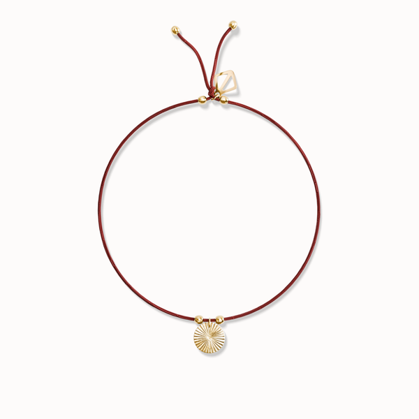 Soléa Cord Bracelet - Ruby