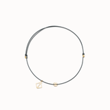 Create Your Own - Tiny Initial Bracelet - Grey